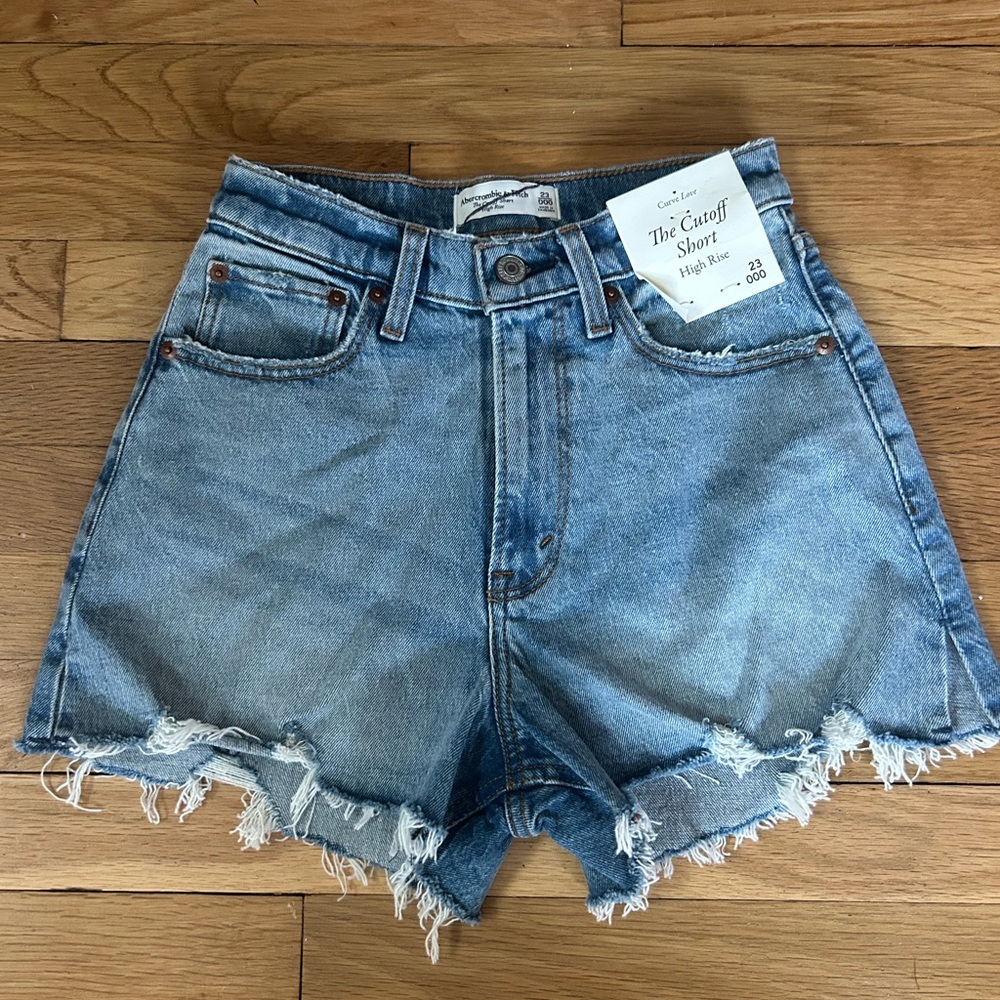 Abercrombie & Fitch Cutoff Denim Shorts